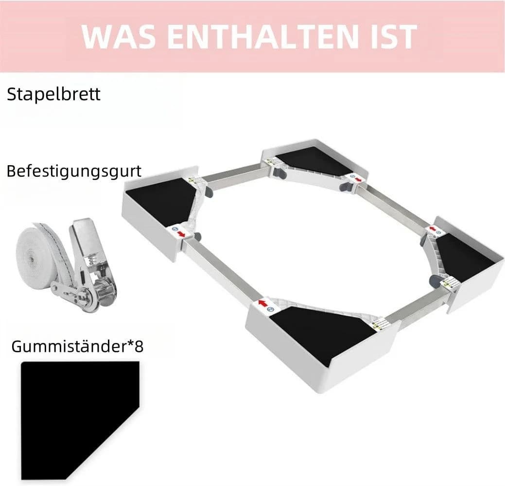 YMQHBS Waschmaschinenuntergestell 300 kg Traglast Universal - Bild 4