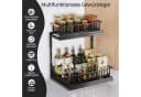 Rhein Beleuchtung Küchenorganizer L-Design Weiß 2-stufig Bild 1