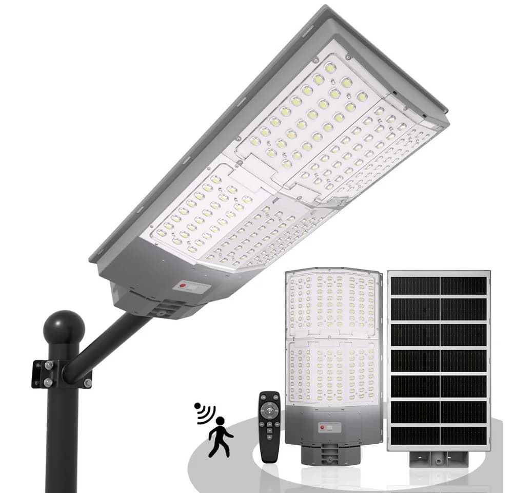 GLIESE LED Solarleuchte 2000W mit Bewegungssensor und Fernbedienung - Bild 2