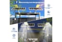 Rhein Beleuchtung LED Solarleuchte 3000W mit Bewegungsmelder & Fernbedienung Bild 1
