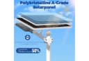 Rhein Beleuchtung LED Solarleuchte 3000W mit Bewegungsmelder & Fernbedienung Bild 4