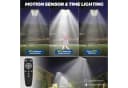 Rhein Beleuchtung LED Solarleuchte 3000W Solarlampen für Außen mit Timer Bild 5