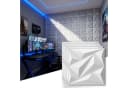 PFCTART 3D Wandpaneel Diamant Design PVC Weiß Bild 2