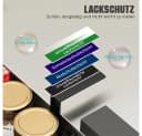 PFCTART Küchenorganizer-Set Hängeregal Küchenregal für Kühlschrank 3-lagig Metall Bild 3