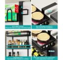 PFCTART Küchenorganizer-Set Hängeregal Küchenregal für Kühlschrank 3-lagig Metall Bild 4