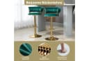 PFCTART Barhocker Samt 2er Set 360° drehbar & höhenverstellbar Gold Bild 3