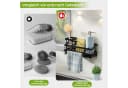PFCTART Küchenorganizer-Set Küchen-Spülbecken-Organizer Metall Abtropfsystem Schwarz Bild 4