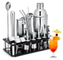 PFCTART Cocktail-Set 23-tlg. mit Acrylständer 750ml Edelstahl Bild 2