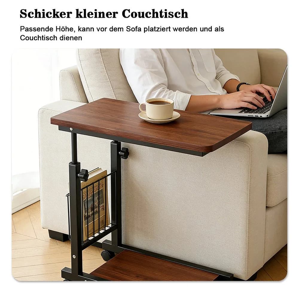 PFCTART Höhenverstellbarer Laptoptisch mit Rollen - Bild 4