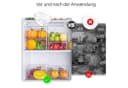 PFCTART Kühlschrank Organizer 6er Set transparent stapelbar Bild 3