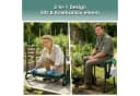 PFCTART Klappbare Gartenkniebank mit EVA-Polster und Werkzeugtaschen Bild 1