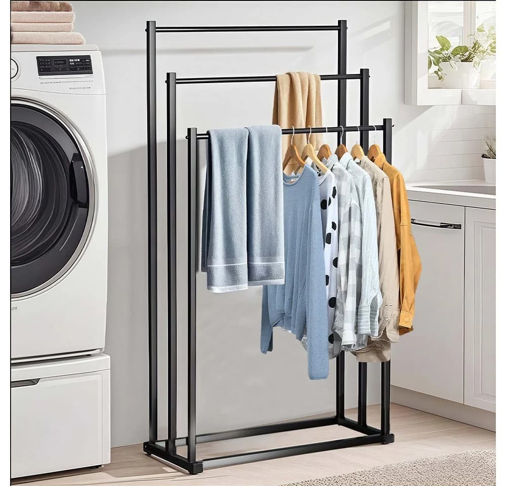 Moderner Wäscheständer aus Metall - Bild 2