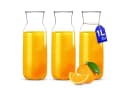 KONZEPT Wasserkaraffe 1 Liter Glas Transparent 3-tlg. Bild 2