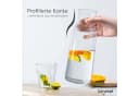 KONZEPT Wasserkaraffe 1 Liter Glas Transparent 3-tlg. Bild 3