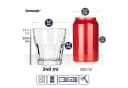 KONZEPT Glas Trinkgläser Set 240ml Stapelbar Bild 5