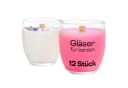 KONZEPT Teelichthalter Kerzengläser 225 ml Transparent 12 St. Bild 2
