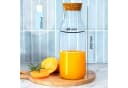 KONZEPT Wasserkaraffe 1 Liter Glas mit Korkdeckel Bild 1