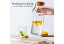 KONZEPT Wasserkaraffe 1 Liter Glas mit Korkdeckel Bild 3