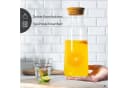 KONZEPT Wasserkaraffe 1 Liter Glas mit Korkdeckel Bild 5