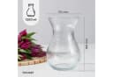 KONZEPT Tischvase Glasvase Geriffelt Set 2 St Transparent Bild 1