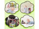 Auney Faltbarer Baby-Spiegel mit Beißring & Kontrastmotiven Bild 5