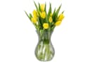 KONZEPT Tischvase Glasvase geriffelt 18 cm transparent Bild 2