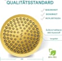 sparkpod Regenduschkopf Luxus XL Hochdruck Gold Anti-Kalk Düsen Bild 4