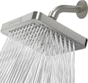 SparkPod Regenduschkopf XXL Hochdruck Gebürstetes Nickel 90 Silikondüsen Bild 2
