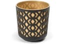 KONZEPT Blumentopf Übertopf Set Gold-Schwarz für Zimmerpflanzen Bild 2