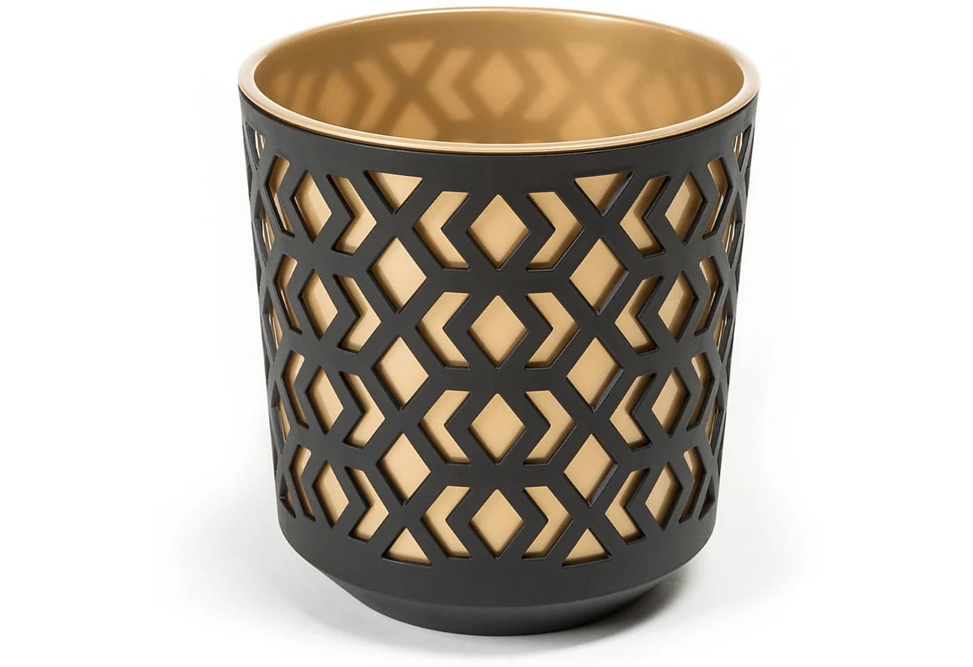 KONZEPT Blumentopf Übertopf Set Gold-Schwarz für Zimmerpflanzen - Bild 2