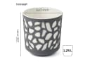 KONZEPT Blumentopf 3er Set beige/grau Polypropylen Bild 4