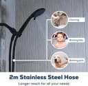 SparkPod Brauseschlauch 1,8m Edelstahl Flexibel Robust Bild 1