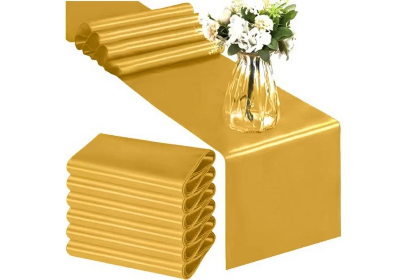 Ruhhy Tischläufer Gold 900 x 36 cm – edle Optik - Bild 2