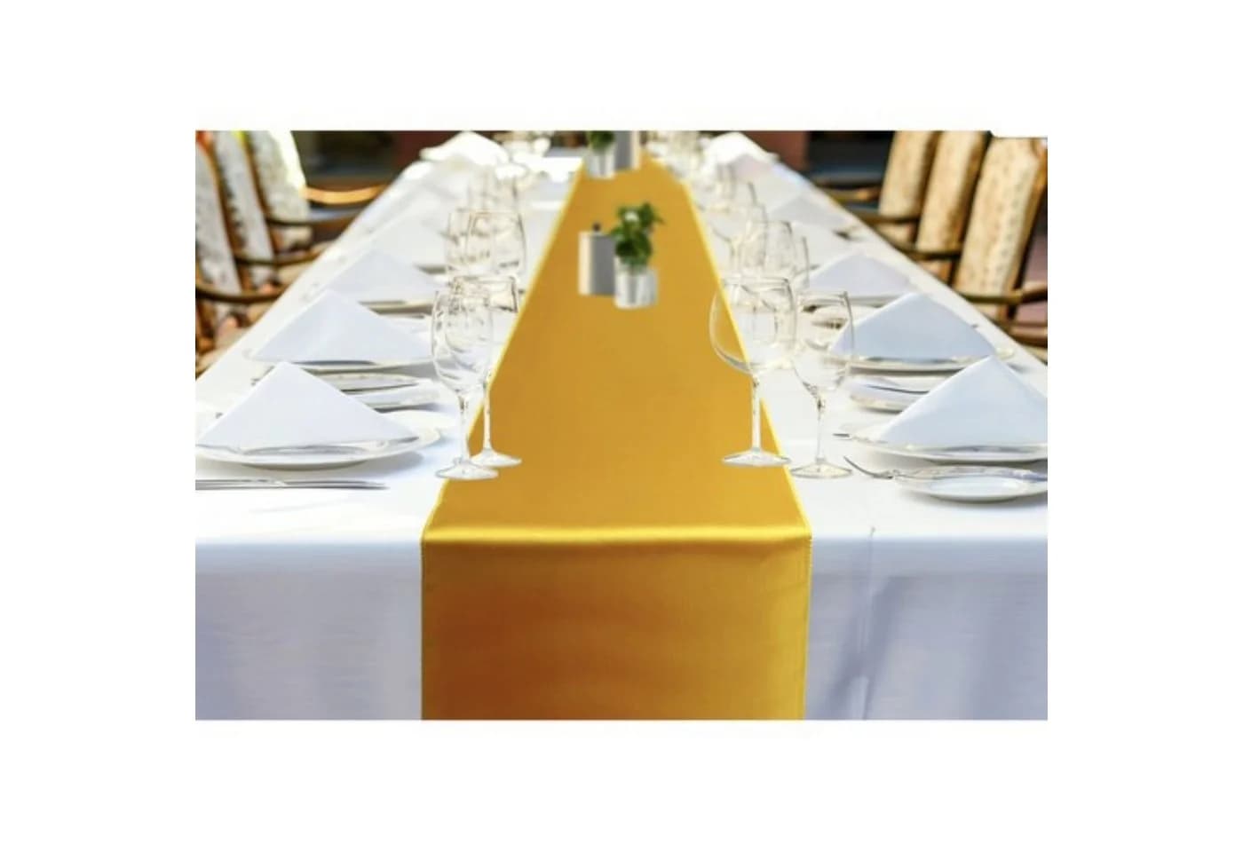 Ruhhy Tischläufer Gold 900 x 36 cm – edle Optik - Bild 3