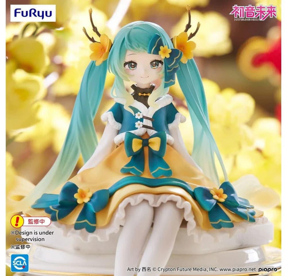 FuRyu Hatsune Miku Nudelstopper 2025 Chinese New Year PVC Figur