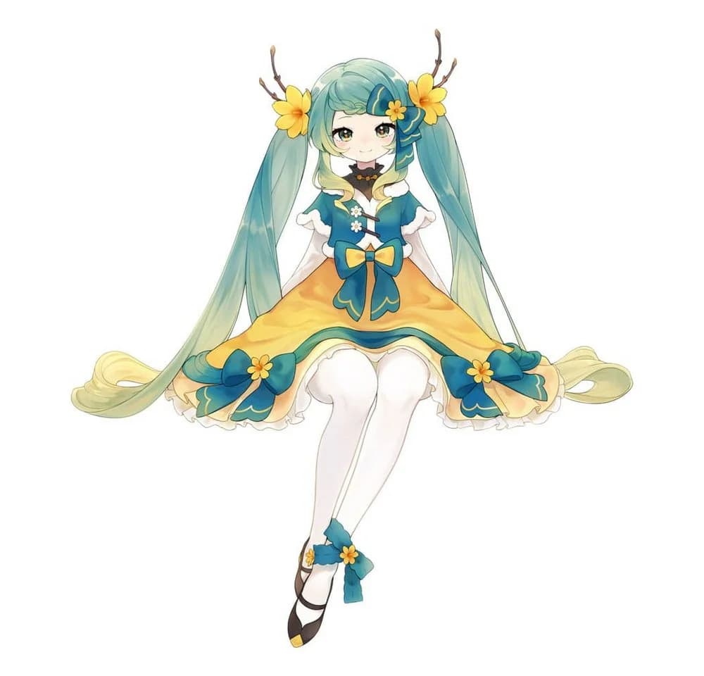 FuRyu Hatsune Miku Nudelstopper 2025 Chinese New Year PVC Figur - Bild 2