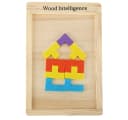 LA CUTE Puzzle Holz Ordnen Puzzle – 40 Teile Bunt Lernspiel Bild 4