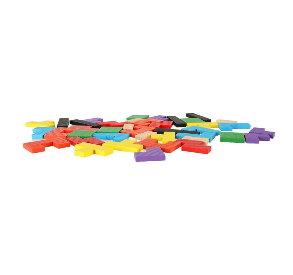 LA CUTE Puzzle Holz Ordnen Puzzle – 40 Teile Bunt Lernspiel - Bild 5