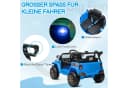 LALAHO Elektro-Kinderauto Aufsitz-Jeep mit Fernbedienung und Musik Bild 1
