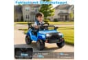 LALAHO Elektro-Kinderauto Aufsitz-Jeep mit Fernbedienung und Musik Bild 5