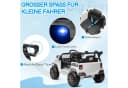 LALAHO Elektro-Kinderauto Aufsitz-Jeep mit Fernbedienung und Licht Bild 1