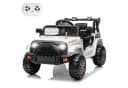 LALAHO Elektro-Kinderauto Aufsitz-Jeep mit Fernbedienung und Licht Bild 2
