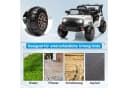 LALAHO Elektro-Kinderauto Aufsitz-Jeep mit Fernbedienung und Licht Bild 3