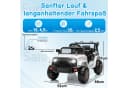 LALAHO Elektro-Kinderauto Aufsitz-Jeep mit Fernbedienung und Licht Bild 4