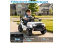 LALAHO Elektro-Kinderauto Aufsitz-Jeep mit Fernbedienung und Licht Bild 5