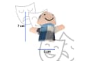 Ikonka Fingerpuppen Familie 6-teiliges Set Flanell Lernspielzeug Bild 3