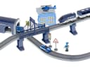 Ikonka Spielzeugeisenbahn-Set Elektrischer Polizei-Zug 92-tlg. Bild 4