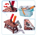 Ikonka Kinder-Werkzeug-Set 48-teilig Handwerker-Spielzeug Bunt Bild 1