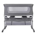 JEOBEST Beistellbett 3in1 Grau mit Moskitonetz & Rollen Bild 5
