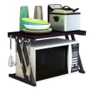 JEOBEST Regalelement Schwarz Metall Organizer Küche Bild 2